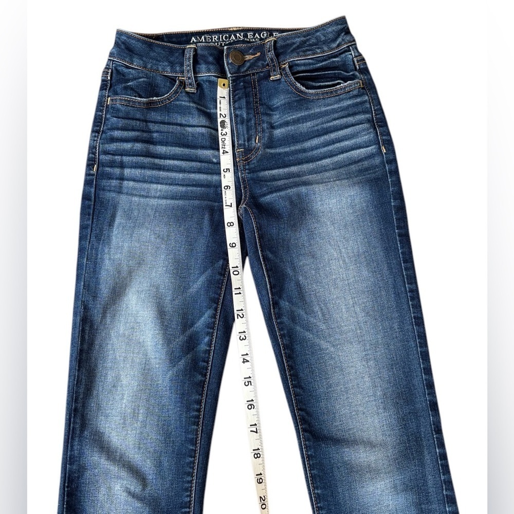 American Eagle, Hi-Rise Jegging, Size 0 Long, Indigo - Picture 8 of 11